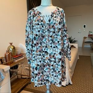 SPENSE | WOMEN | GEOMETRIC PRINT | PLUS SIZE 2X